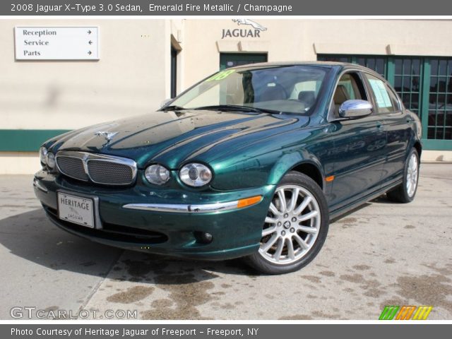 2008 Jaguar X-Type 3.0 Sedan in Emerald Fire Metallic