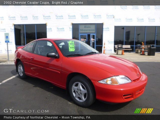 2002 Chevrolet Cavalier Coupe in Bright Red