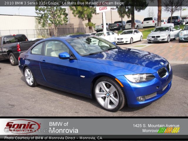 2010 BMW 3 Series 335i Coupe in Le Mans Blue Metallic