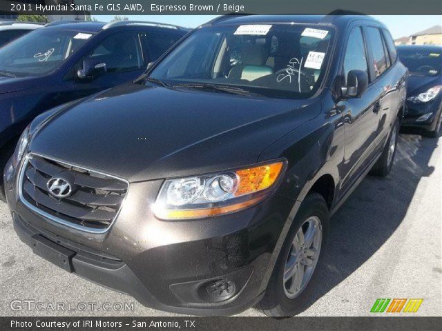 2011 Hyundai Santa Fe GLS AWD in Espresso Brown