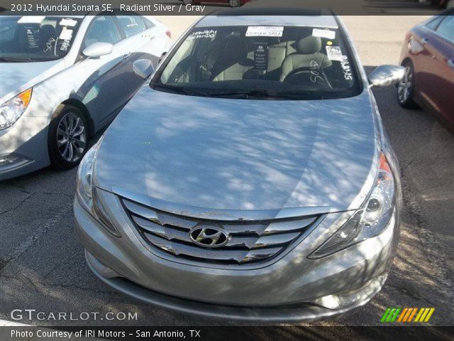 2012 Hyundai Sonata SE in Radiant Silver