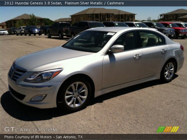 2012 Hyundai Genesis 3.8 Sedan in Platinum Silver Metallic