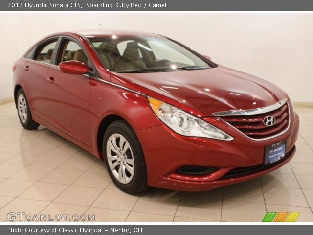 2012 Hyundai Sonata GLS in Sparkling Ruby Red