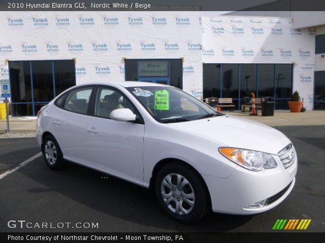 2010 Hyundai Elantra GLS in Nordic White