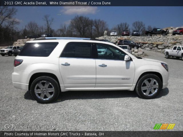 2013 GMC Acadia Denali in White Diamond Tricoat