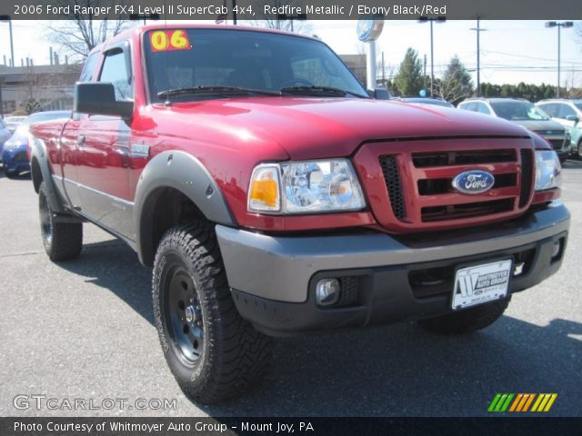 2006 Ford Ranger FX4 Level II SuperCab 4x4 in Redfire Metallic