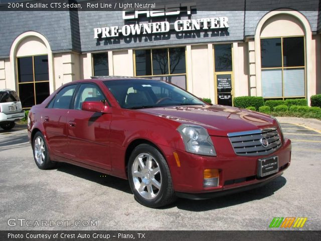 2004 Cadillac CTS Sedan in Red Line