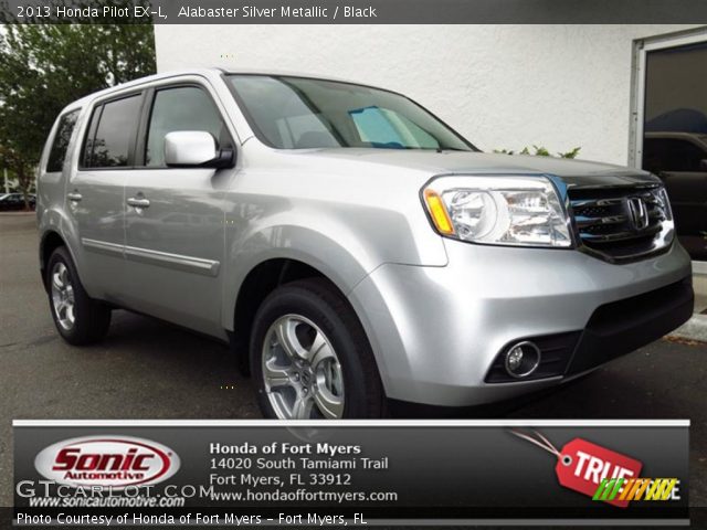 2013 Honda Pilot EX-L in Alabaster Silver Metallic
