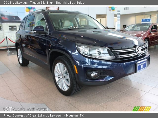 2013 Volkswagen Tiguan SE in Night Blue Metallic