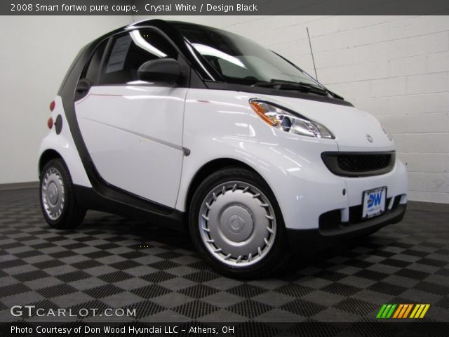 2008 Smart fortwo pure coupe in Crystal White