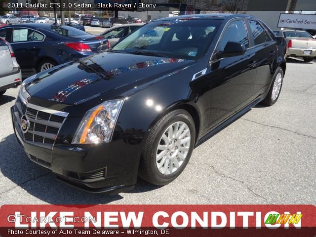 2011 Cadillac CTS 3.0 Sedan in Black Raven