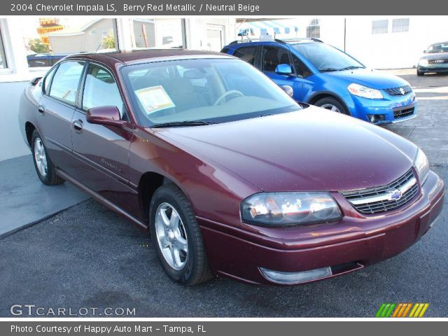 2004 Chevrolet Impala LS in Berry Red Metallic