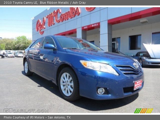 2010 Toyota Camry LE in Blue Ribbon Metallic