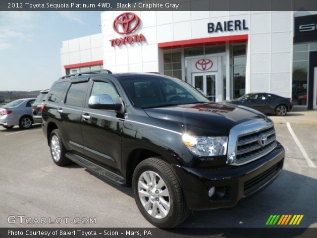 2012 Toyota Sequoia Platinum 4WD in Black