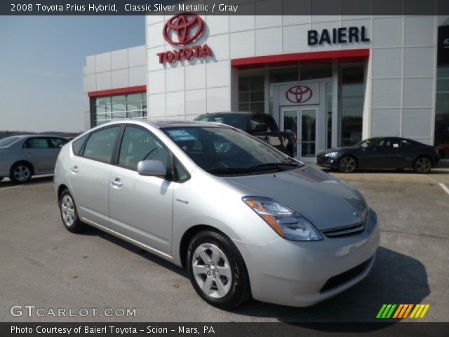 2008 Toyota Prius Hybrid in Classic Silver Metallic