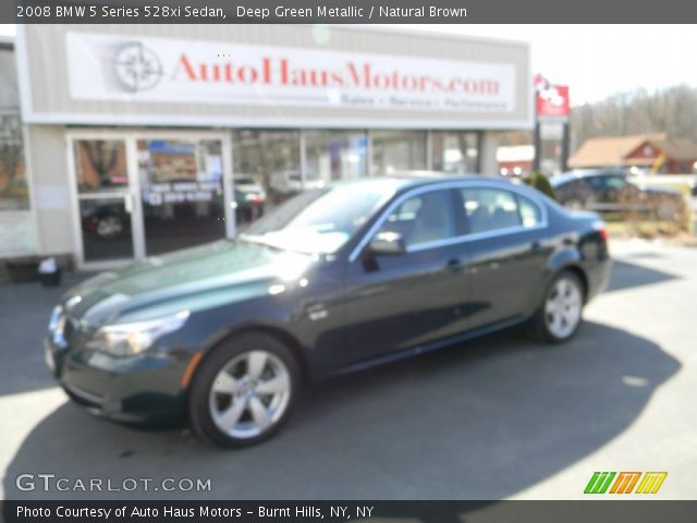 2008 BMW 5 Series 528xi Sedan in Deep Green Metallic