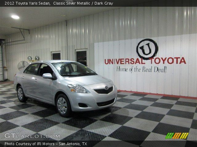 2012 Toyota Yaris Sedan in Classic Silver Metallic