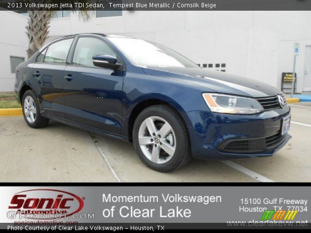 2013 Volkswagen Jetta TDI Sedan in Tempest Blue Metallic