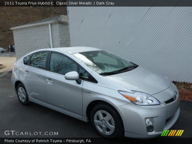2011 Toyota Prius Hybrid II in Classic Silver Metallic