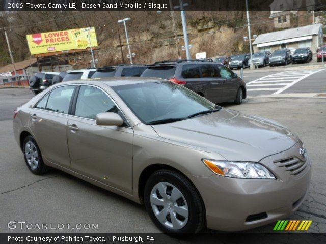 2009 Toyota Camry LE in Desert Sand Metallic