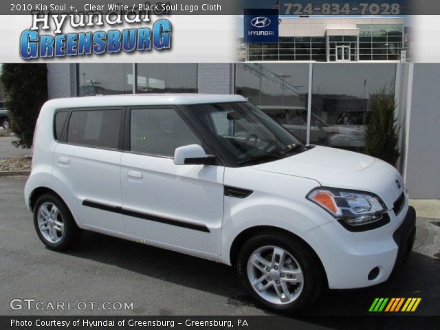 2010 Kia Soul + in Clear White