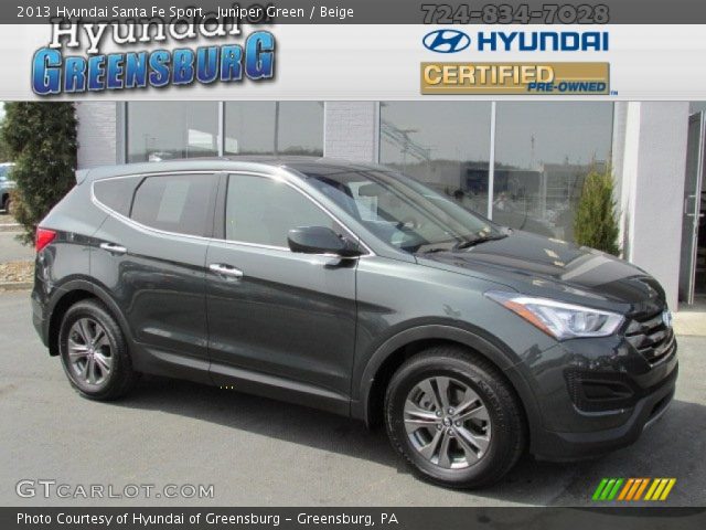 2013 Hyundai Santa Fe Sport in Juniper Green