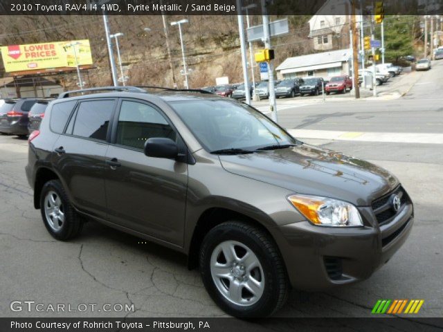 2010 Toyota RAV4 I4 4WD in Pyrite Metallic