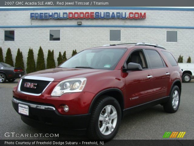 2007 GMC Acadia SLE AWD in Red Jewel Tintcoat