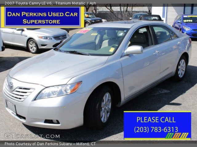 2007 Toyota Camry LE V6 in Titanium Metallic