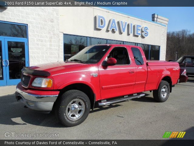 2001 Ford F150 Lariat SuperCab 4x4 in Bright Red
