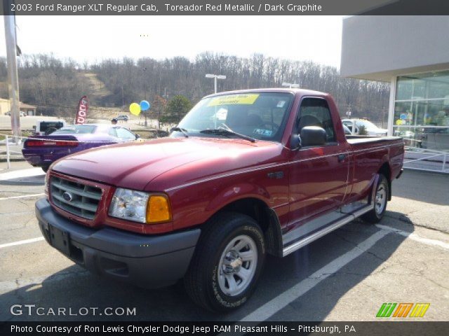 2003 Ford Ranger XLT Regular Cab in Toreador Red Metallic