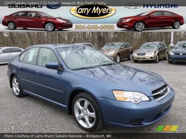 2007 Subaru Legacy 2.5i Sedan in Newport Blue Pearl