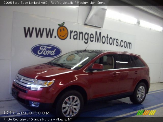 2008 Ford Edge Limited AWD in Redfire Metallic