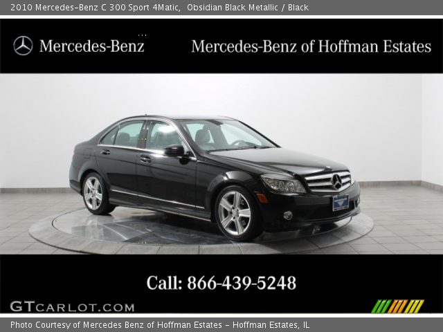 2010 Mercedes-Benz C 300 Sport 4Matic in Obsidian Black Metallic