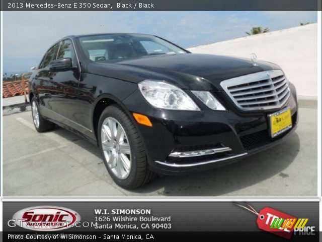 2013 Mercedes-Benz E 350 Sedan in Black