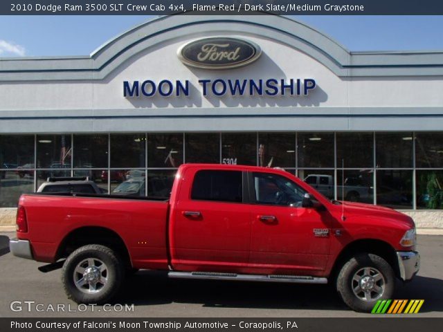 2010 Dodge Ram 3500 SLT Crew Cab 4x4 in Flame Red