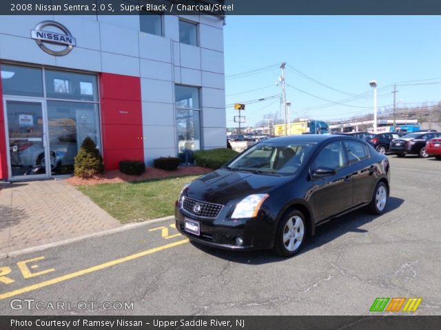 2008 Nissan Sentra 2.0 S in Super Black