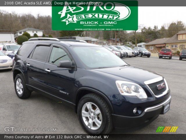 2008 GMC Acadia SLE AWD in Deep Blue Metallic