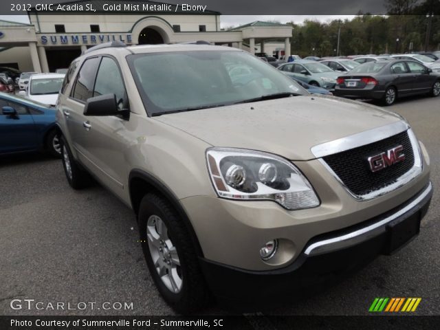 2012 GMC Acadia SL in Gold Mist Metallic