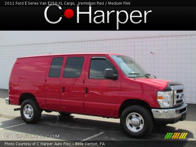 2011 Ford E Series Van E250 XL Cargo in Vermillion Red