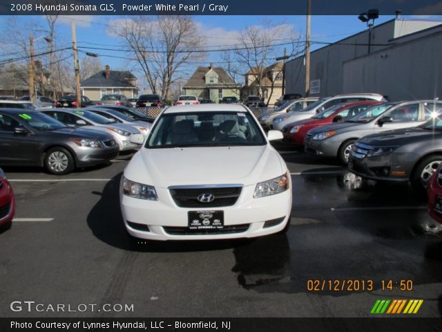 2008 Hyundai Sonata GLS in Powder White Pearl