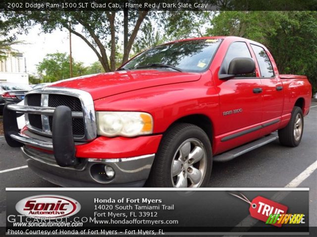 2002 Dodge Ram 1500 SLT Quad Cab in Flame Red