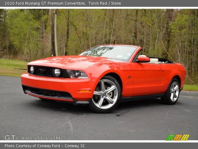 2010 Ford Mustang GT Premium Convertible in Torch Red