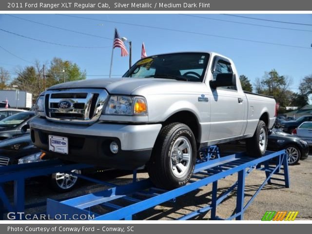 2011 Ford Ranger XLT Regular Cab in Silver Metallic