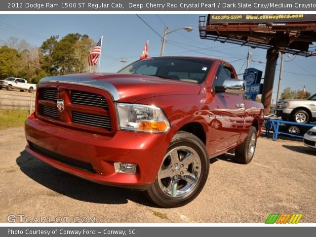 2012 Dodge Ram 1500 ST Regular Cab in Deep Cherry Red Crystal Pearl
