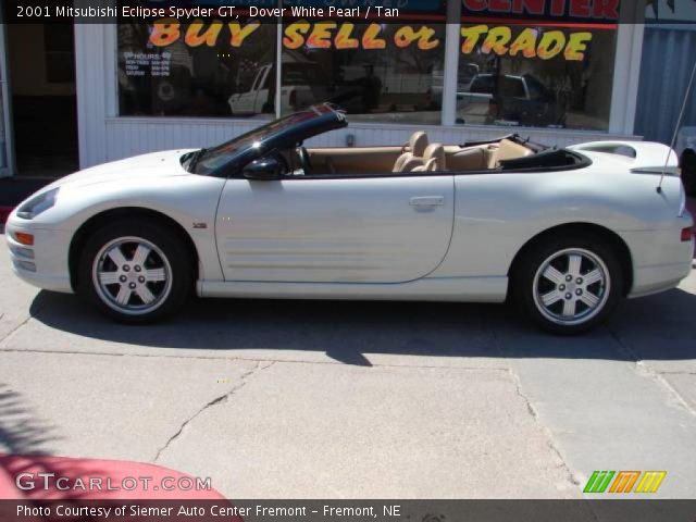 2001 Mitsubishi Eclipse Spyder GT in Dover White Pearl