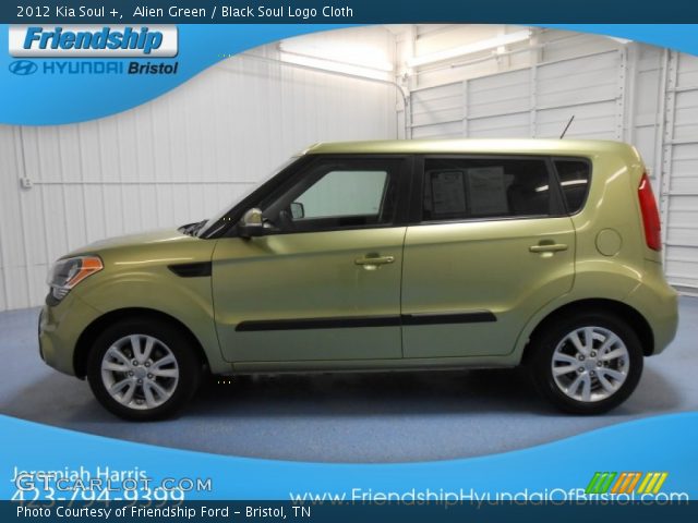 2012 Kia Soul + in Alien Green