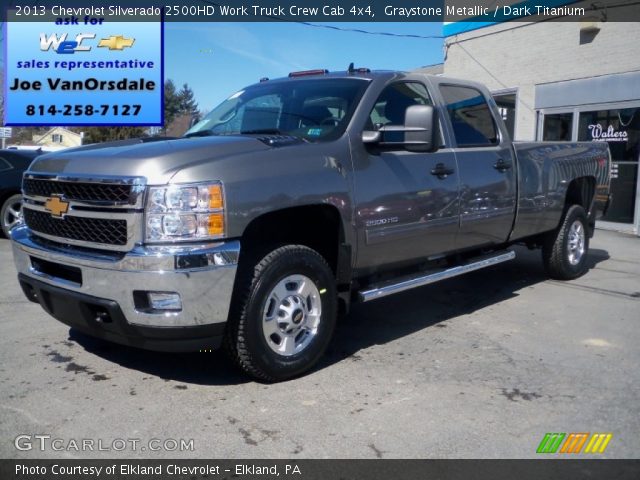 2013 Chevrolet Silverado 2500HD Work Truck Crew Cab 4x4 in Graystone Metallic
