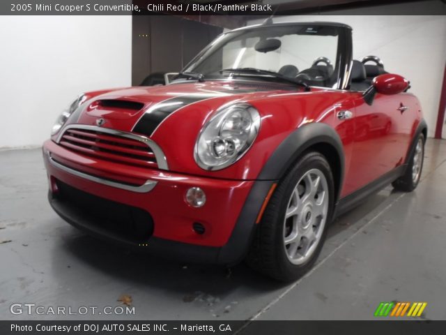 2005 Mini Cooper S Convertible in Chili Red
