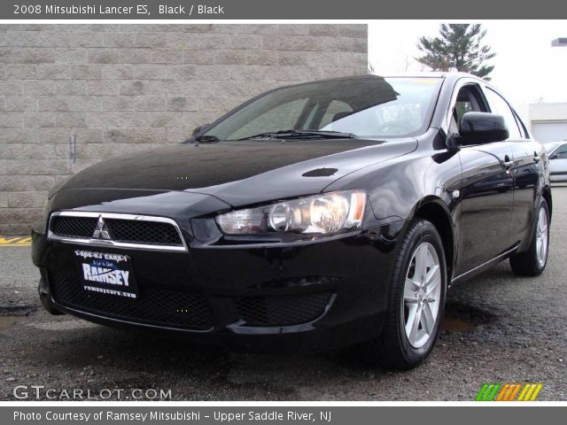 2008 Mitsubishi Lancer ES in Black